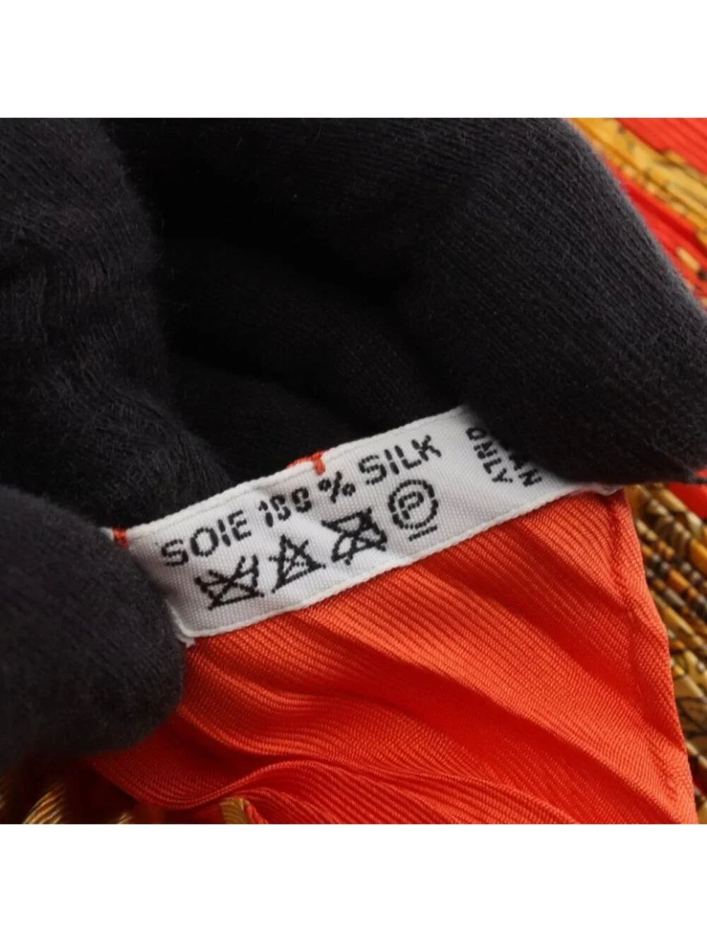 Hermes Scarf Carre Pliss les Legendes de L'arbre Pleats Silk